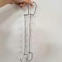 Edego 20Pcs Wonder Metal Magic Hanger Clothes Closet Organizer Hook Space Saver Saving
