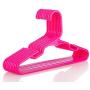 Neaties American Made 60 Premium Childrens Pink Plastic Hangers with Notches and Heavy Duty Flexible Construction, 60pk