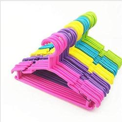 Fat Big CAT 10Pcs/Lot Portable Clothes Hanger Kids Children Toddler Baby Clothes Coat Plastic Hangers Hook Household,Pink