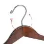 Quality Luxury Wooden Suit Hangers Wide Wood Hanger for Coats and Pants with Locking Bar Great for Travelers Heavy Duty (2, Retro) Quality Luxury Wooden Suit Hangers Wide Wood Hanger for Coats and Pants with Locking Bar Great for Travelers Heavy Duty (2, Retro)