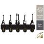 Guitar Wall Wooden Hooks Electric Sound Bedroom Kitchen Office Heavy Duty Hanger Key Clothes Hooks, Gift for Man