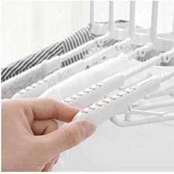 2PC Creative Multi-Function Multi-Layer Folding Hanger Storage Artifact Household Clothes Hanger Magic Clothes Support Storage Rack Decoration