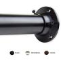 Rod Desyne 1.5" Premium Heavy Duty Adjustable Closet Rod with Socket Set, 28 x 48, Black Rod Desyne 1.5" Premium Heavy Duty Adjustable Closet Rod with Socket Set, 28 x 48, Black