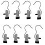 Clothes Pegs - 12pcs Laundry Hook Hold Boot Hanger Stainless Steel Home Clothes Pins Metal Sturdy Clips Travel - Hooks Steel Bamboo Wooden Plastic Pins Clips Hanging Cute Stainless Clothes Hanger