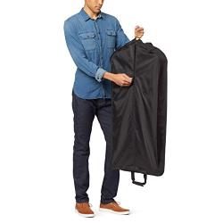 AmazonBasics Travel Hanging Luggage Suit Garment Bag - 40 Inch, Black