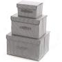 MATERIALAL Large Folding Non Woven Fabric Storage Boxes Home Supplies Clothing Underwear Socks and Kids Toys Storage,Plum