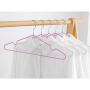 Iddefee Clothes Hanger Hangers Drying Rack for Clothing Pants Skirt Suit Clothes Everyday Standard Use Clothing Hangers 30 Pieces for Home Pants Hangers (Color : Purple, Size : 40.5x20cm)