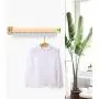 Wall Mounted Clothes Drying Rack, Aluminum Alloy Collapsible Retractable Clothes Hanger Rack for Laundry, on Balcony Or Bathroom Indoor,Silver,B Wall Mounted Clothes Drying Rack, Aluminum Alloy Collapsible Retractable Clothes Hanger Rack for Laundry, on Balcony Or Bathroom Indoor,Silver,B