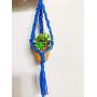 Autism speaks macrame mini plant hanger Car rearview mirror charm Autism speaks macrame mini plant hanger Car rearview mirror charm