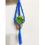 Autism speaks macrame mini plant hanger Car rearview mirror charm