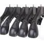 5pcs Random Color Non Slip Black White Wide Shoulder Plastic Clothes Hanger for Coats Suit, Mans Style 5pcs Random Color Non Slip Black White Wide Shoulder Plastic Clothes Hanger for Coats Suit, Mans Style