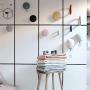 Wood Dots Coat Hooks Flat Round Shape Bright Color Wall Mounted Wall Hanger, Scatter The Wall to Display Hats, Scarves,Clothes(10 Colors) - Green L