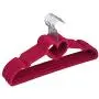 10pcs Random Color Non-Slip Ultra-Thin 360 Degree Swivel Flocked Adult Clothes Hangers with Heart Tie Bar Notched Shoulders for Garment 10pcs Random Color Non-Slip Ultra-Thin 360 Degree Swivel Flocked Adult Clothes Hangers with Heart Tie Bar Notched Shoulders for Garment