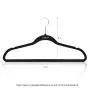 Furinno Suit Hanger, Pack of 30, Black