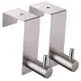 Over The Door Hook 2 PCS, Angle Simple SUS304 Stainless Steel Over Door Hanger, Robe Towel Coat Purse Organizers, Hook Rack for Interior Doors Shower Stall Cabinet Office, Hook Rail Brushed Steel Over The Door Hook 2 PCS, Angle Simple SUS304 Stainless Steel Over Door Hanger, Robe Towel Coat Purse Organizers, Hook Rack for Interior Doors Shower Stall Cabinet Office, Hook Rail Brushed Steel