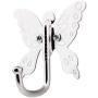Coat Hooks Wall Mounted Metal Hooks Butterfly Style Coat Hanger 5 PCS