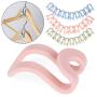 20Pcs Random Color Creative Mini Antislip Clothes Hanger Home Easy Hook Closet Organizer Storage Rack Holder Hook Home & Living Storage