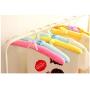 DNJKSA Colorful Anti-Slip Lint Padded Clothes Hanger Children Hanger(10 Pieces/Lot)(Random Color)