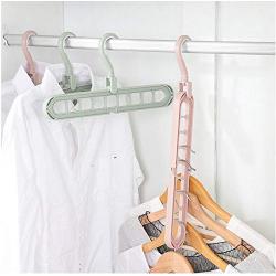 10PC Random Color Multi-Port Hangers for Clothes Folding Magic Rotating Cloth Hanger Decoration Home Storage Wardrobe Rack Space Saving