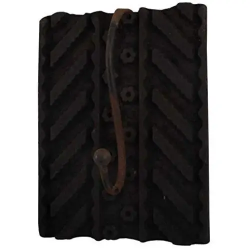 Indianshelf Handmade 1 Artistic Vintage Brown Wooden Block Coat Hooks Hangers/Clothes Hooks Door Mount Indianshelf Handmade 1 Artistic Vintage Brown Wooden Block Coat Hooks Hangers/Clothes Hooks Door Mount