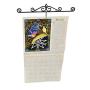 HOME-X Wall Calendar Hanger Hook, Rustic Home Decor, Scroll Design Home Decorations