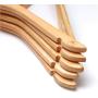 5pcs Solid Wood Clothes Hanger Drying Rack Clothing Store Shop Display Show Suit Shirt Trousers Underwear Closet Organizer