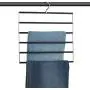 DOIOWN Pants Hangers Slacks Hangers Folding Non Slip Space Saving Stainless Steel Clothes Hangers Closet Organizer for Pants Jeans Trousers Scarf (3 Pack(Black&Folding)) DOIOWN Pants Hangers Slacks Hangers Folding Non Slip Space Saving Stainless Steel Clothes Hangers Closet Organizer for Pants Jeans Trousers Scarf (3 Pack(Black&Folding))