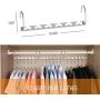 Giftol Space Saving Hangers Metal Hanger Magic Cascading Hanger Closet Clothes Organizer(4 Pack)