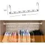 Giftol Space Saving Hangers Metal Hanger Magic Cascading Hanger Closet Clothes Organizer(4 Pack)