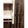 Floating Bathroom Shelf| Ladder shelf w/towel hanger| 3 Tier Bathroom shelf