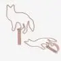 Unique Design Cactus & Fox Wall Mounted Coat Hook Decorative Robes & Towels Hook Clothes Hanger with Screw (Fox3) Unique Design Cactus & Fox Wall Mounted Coat Hook Decorative Robes & Towels Hook Clothes Hanger with Screw (Fox3)