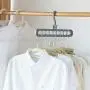 JHHSYU Space Saving Hangers (Pack of 10) Durable Plastic Magic Hangers Organizer, Wrinkle-Free Clothes, 3 Times More Space Saving in Closet - Grey JHHSYU Space Saving Hangers (Pack of 10) Durable Plastic Magic Hangers Organizer, Wrinkle-Free Clothes, 3 Times More Space Saving in Closet - Grey
