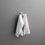 MAYKKE Zane Double Robe and Towel Hooks Wall Mount Modern Two Prong Clothes & Coat Hanger Bathroom, Kitchen, or Hallway Organizer Polished Chrome, XYA1000101