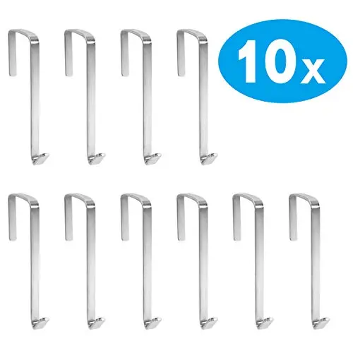 10 Pack Over The Door Metal Hook Hanger 10 Pack Over The Door Metal Hook Hanger