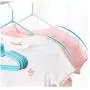 10pcs Random Color Children Clothes Hanger, Non-Slip Metal Shirt Hook Hangers