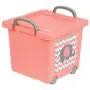 IRIS Baby Toy Storage Box, Pink IRIS Baby Toy Storage Box, Pink