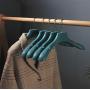 42.5Cm Strong Plastic Coat Clothes Top Hanger for Clothes (Including 1),Green,B