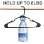 HOUSE DAY Plastic Hangers-50 Pack-Plastic Clothes Hangers for Skirt Suit Coat, Standard Tubular Plastic Hangers for Clothes (50 Black) (Renewed) HOUSE DAY Plastic Hangers-50 Pack-Plastic Clothes Hangers for Skirt Suit Coat, Standard Tubular Plastic Hangers for Clothes (50 Black) (Renewed)