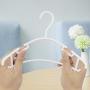 Baby Hangers,120 Pack Kids White Plastic Hangers for Baby Clothes Toddler Hangers Infant Clothes Hangers
