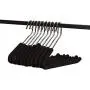 Absolutely Perfect Open End Trouser Hangers Slack Pant Hanger with Non-Slip Foam Coated (10 Pack Black)