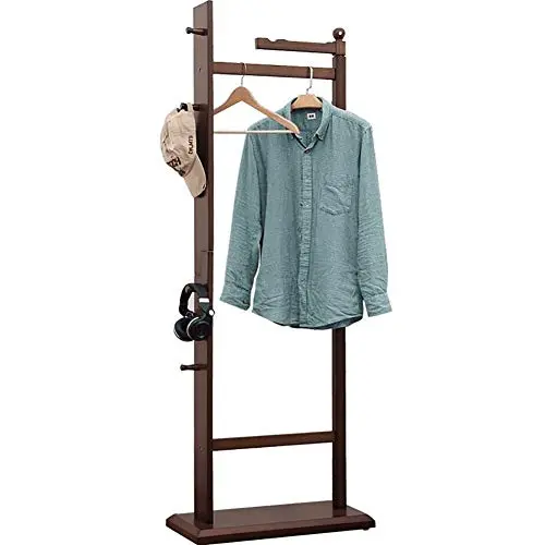 WZP Household Coat Rack Modern Bedroom Simple Fashion Floor Hanger Creative European Interior Bamboo Solid Wood Hanger Home WZP Household Coat Rack Modern Bedroom Simple Fashion Floor Hanger Creative European Interior Bamboo Solid Wood Hanger Home