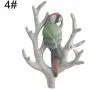 Yamalans 3D Parrot Clothes Wall Mount Coat Hook for Coat Towels Bags Door Hanger Rack for Bedroom Hallway Kitchen Decorative Home Storage 4#