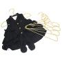 KOOBAY 30Pack 12.6 inch Gold Metal Hangers Non Slip Suit Coated Wire Aluminum Children Storage Baby Hangers KOOBAY 30Pack 12.6 inch Gold Metal Hangers Non Slip Suit Coated Wire Aluminum Children Storage Baby Hangers
