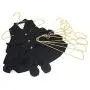 KOOBAY 30Pack 12.6 inch Gold Metal Hangers Non Slip Suit Coated Wire Aluminum Children Storage Baby Hangers