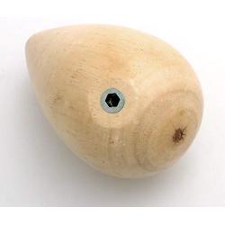 Vosarea Wall Hanging Hooks Wooden Water Drop Shaped Coat Hat Clothes Heavy Duty Hanger Raindrop Hooks