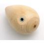 Vosarea Wall Hanging Hooks Wooden Water Drop Shaped Coat Hat Clothes Heavy Duty Hanger Raindrop Hooks