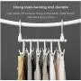 2PC New 3D Space Saving Hanger Magic Clothes Hanger with Hook Closet Organizer Home Tools Closet Organizer Rack Decoration