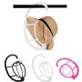 Kukakoo2019 Natural Looking Heat ResistantWig Hanger Portable Salon Barber Shop Hanging Hairpiece Hat Holder Display Stand - Rose Red