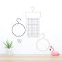 Cupcinu Wrought Iron Geometric Towel Hook Coat Rack Wall Mount Hanger Heavy Duty Clothes Holder Kitchen Hooks for Office Kitchen Bathroom Cabinet Draw Clothes