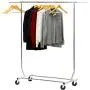Simple Houseware Supreme Commercial Grade Clothing Garment Rack, Chrome Simple Houseware Supreme Commercial Grade Clothing Garment Rack, Chrome